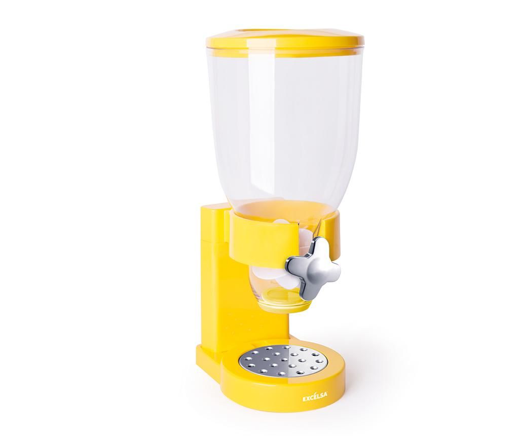 Dispenser pentru cereale Good Morning Yellow – Excelsa, Galben & Auriu Excelsa